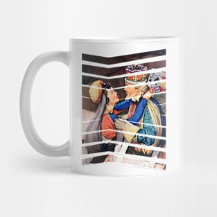 King and queen Fantasy Retro Vintage Mug